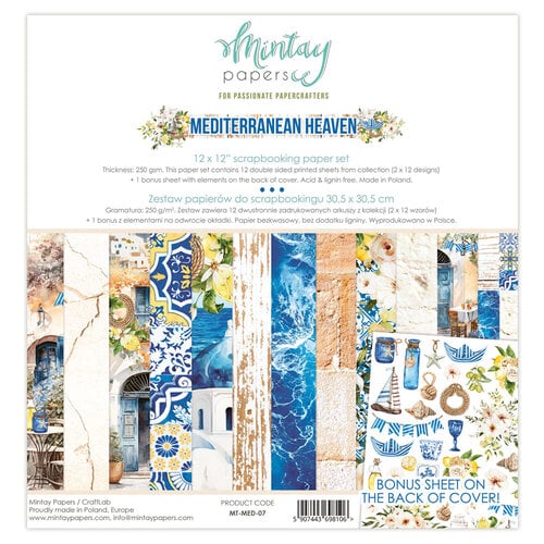 Mediterranean Heaven Collection - 12 x 12 Paper Pack