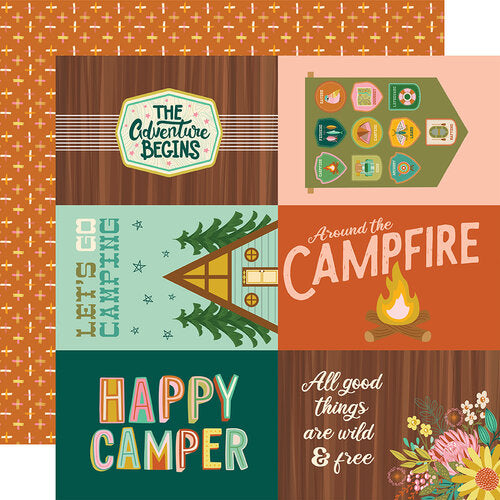 Trail Mix Collection - 12 x 12 Double Sided Paper - 4 x 6 Elements
