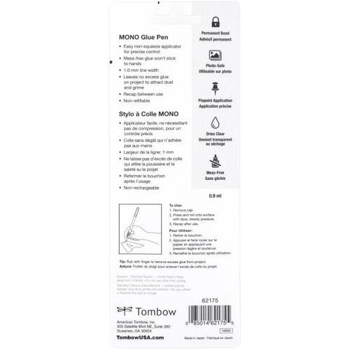 Tombow - Mono Glue Pen - Permanent