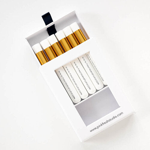 Pinkfresh Studio - Essentials Collection - Blending Brush Set - 0.5 Inch - 6 Pack