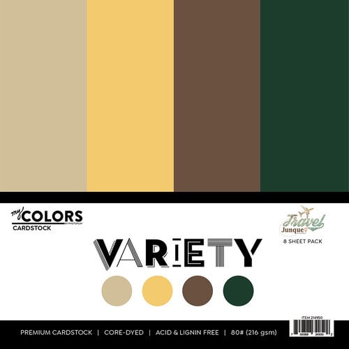 Travel Junque - Cardstock Variety Paper Pack