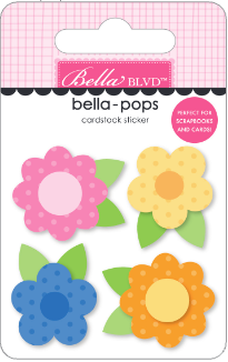 Blossoms Bella-pops 3D Stickers **PREORDER**