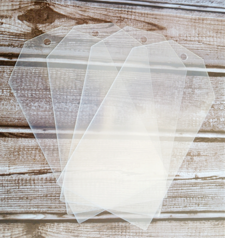 Acrylic Angle #10 Tags