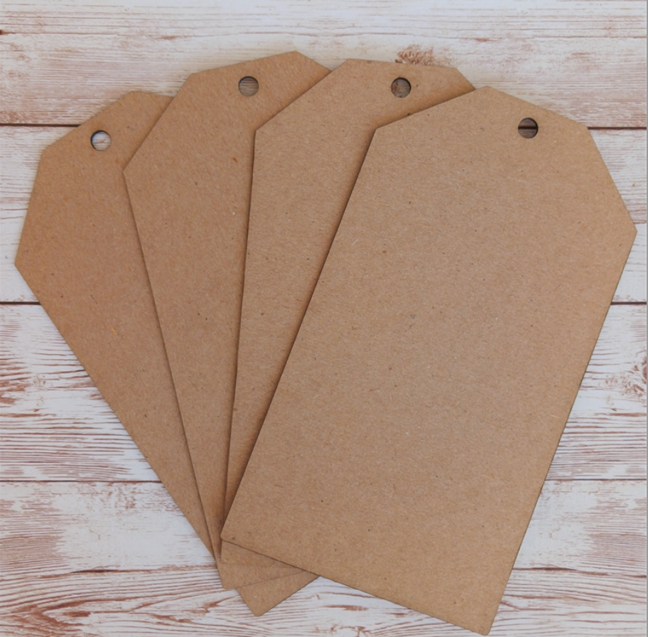 Chipboard Angle #10 Tags