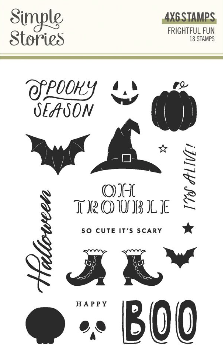 Simple Stories Frightful Fun Stamps **PRE-ORDER**