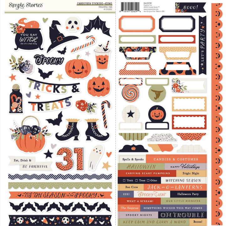 Simple Stories Frightful Fun Collection Kit **PRE-ORDER**