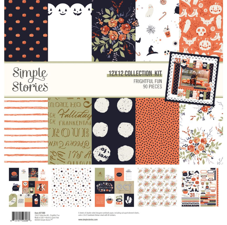 Simple Stories Frightful Fun Collection Kit **PRE-ORDER**