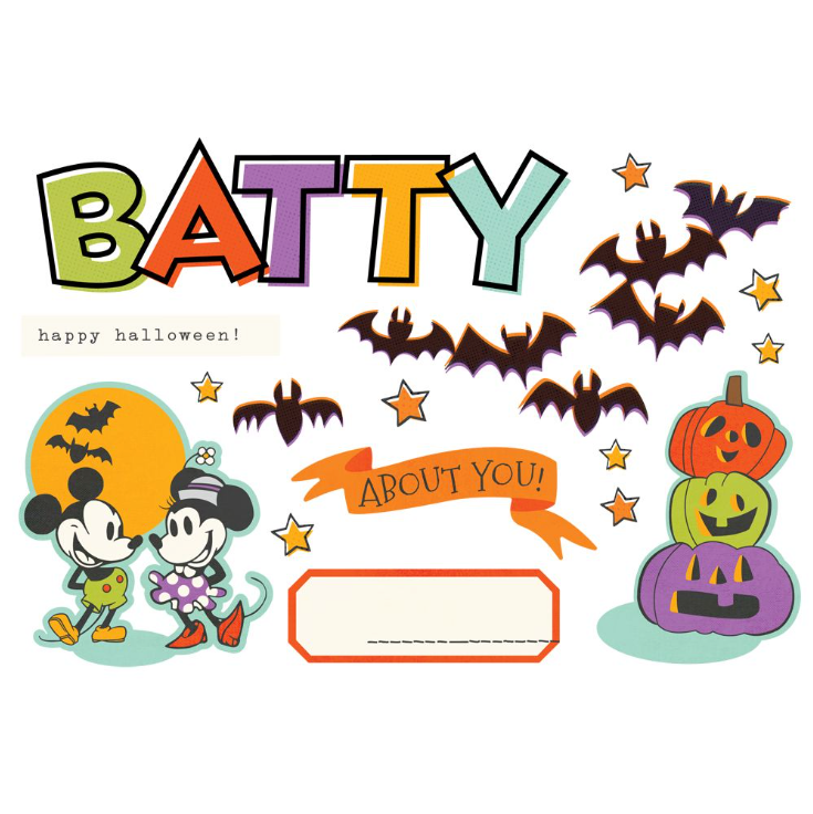 Simple Stories Say Cheese Classic Mouse Halloween Simple Pages Page Pieces **PRE-ORDER**