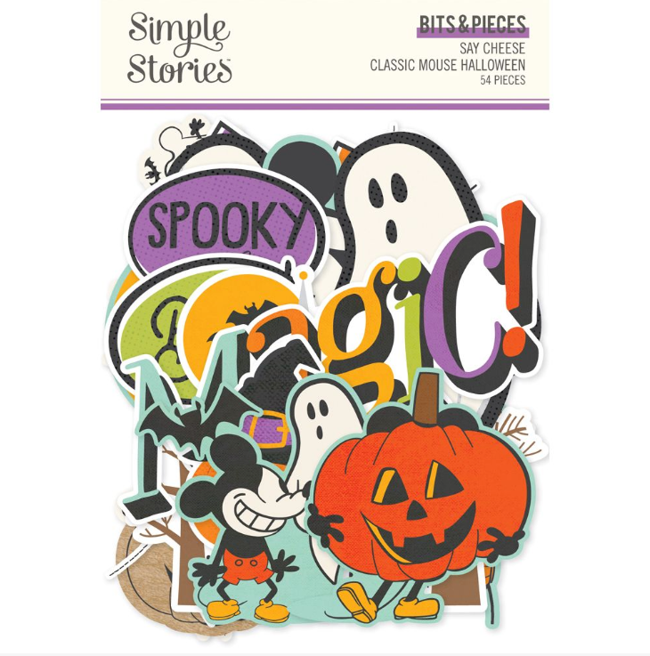 Simple Stories Say Cheese Classic Mouse Halloween Bits & Pieces **PRE-ORDER**