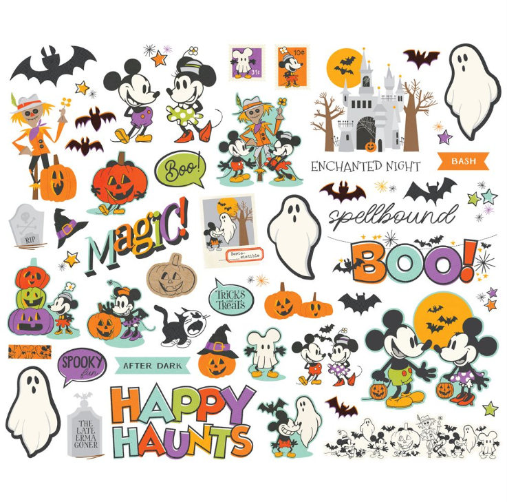 Simple Stories Say Cheese Classic Mouse Halloween Bits & Pieces **PRE-ORDER**