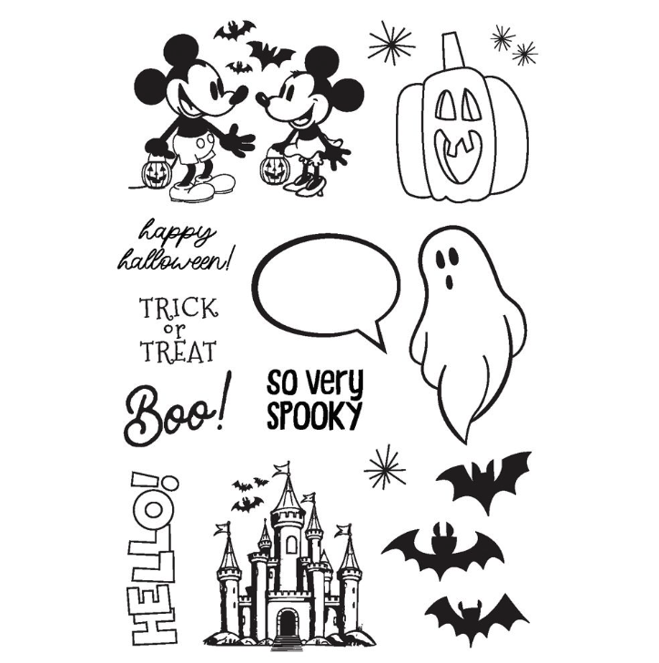 Simple Stories Say Cheese Classic Mouse Halloween Stamps **PRE-ORDER**