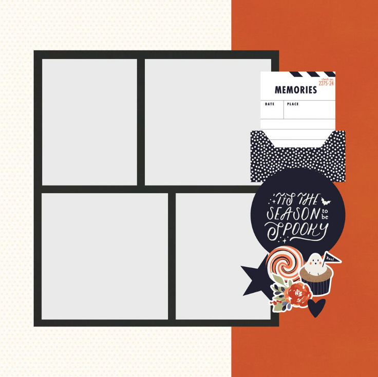 Simple Stories Frightful Fun Simple Pages Page Pieces **PRE-ORDER**