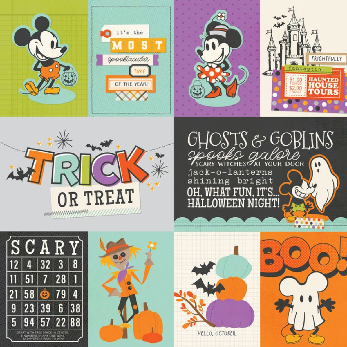 Simple Stories Say Cheese Classic Mouse Halloween Collector's Essential Kit **PRE-ORDER**