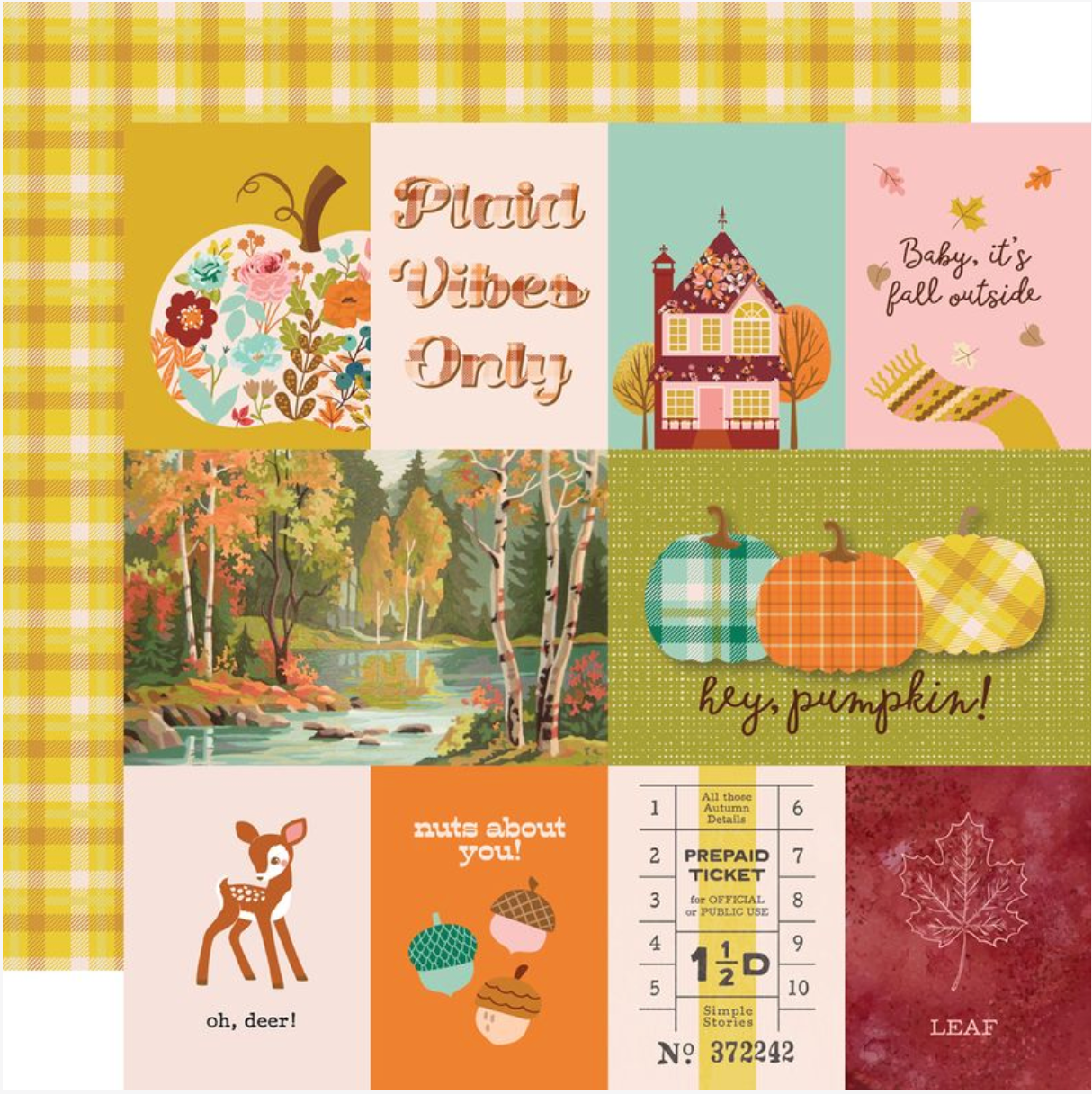 Simple StoriesPumpkins and Plaid Collection Kit **PRE-ORDER**
