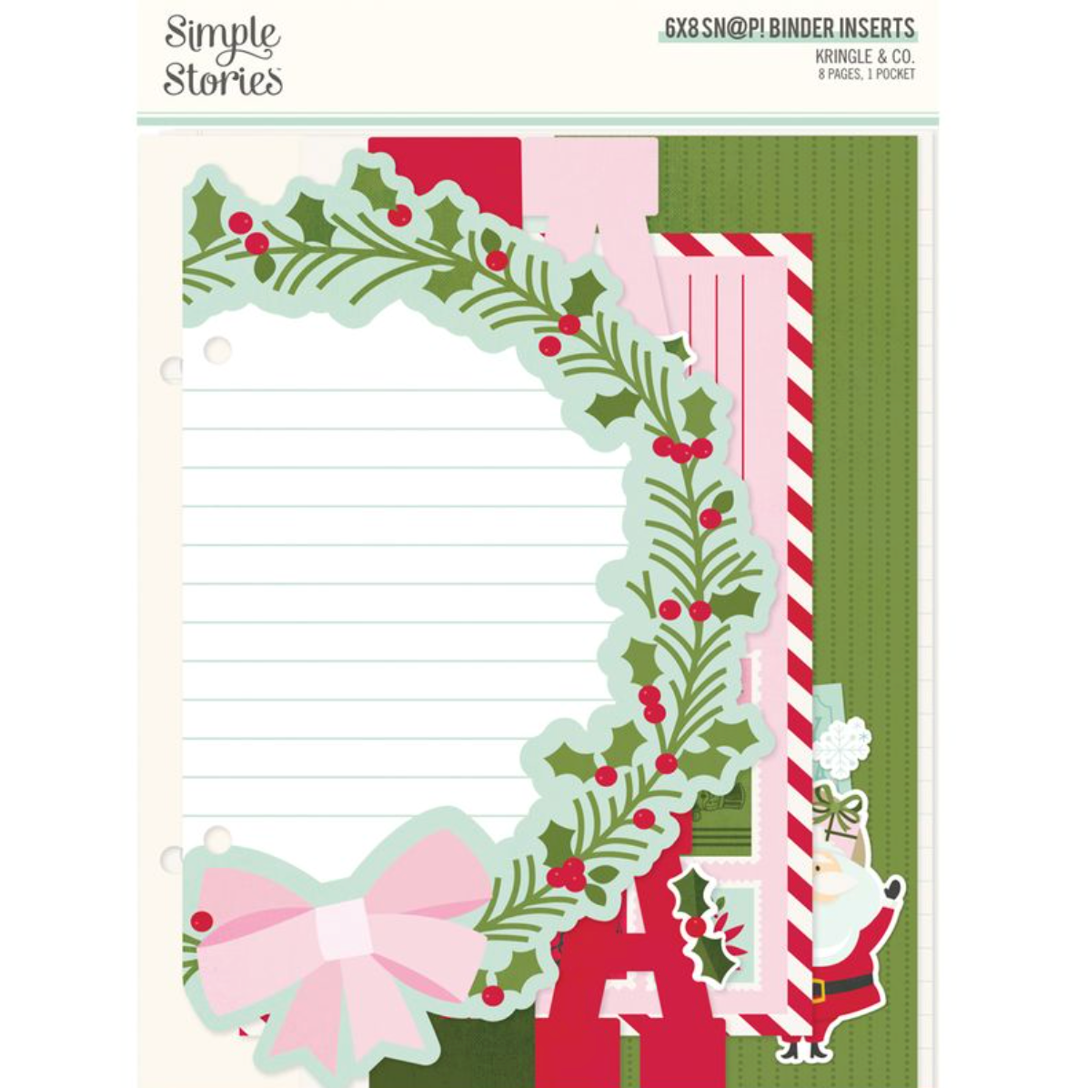 Simple Stories Kringle and Co SN@P! 6x8 Binder Inserts **PRE-ORDER**