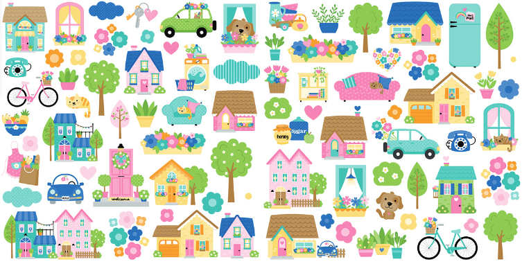 Love Grows Here Ephemera Icons **PREORDER**