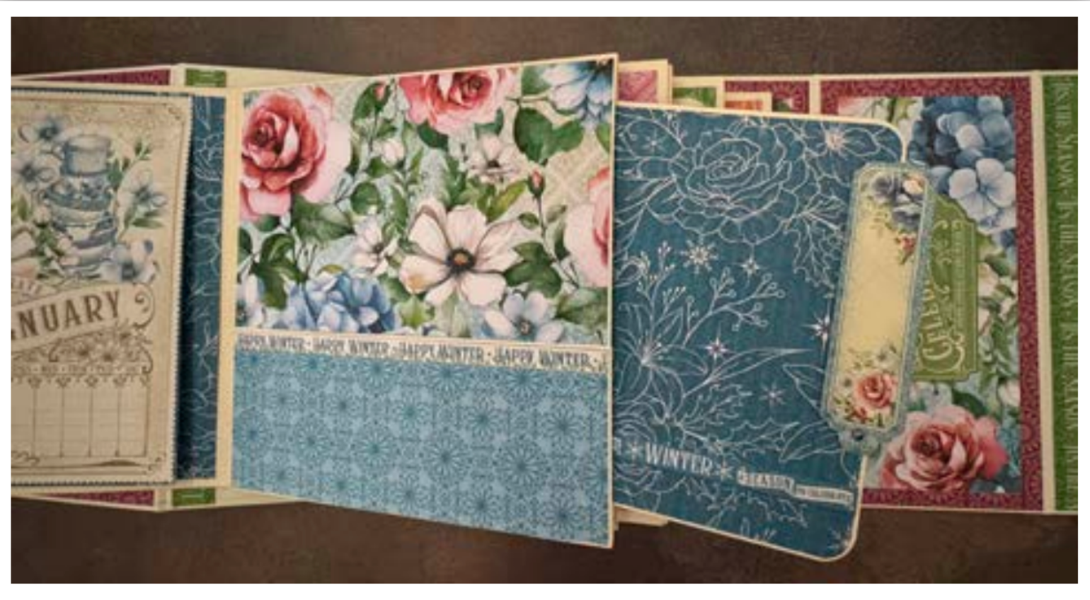 Graphic 45 Class Series Vol 8 2024 - A Season to Celebrate Wrap Around Album Kit