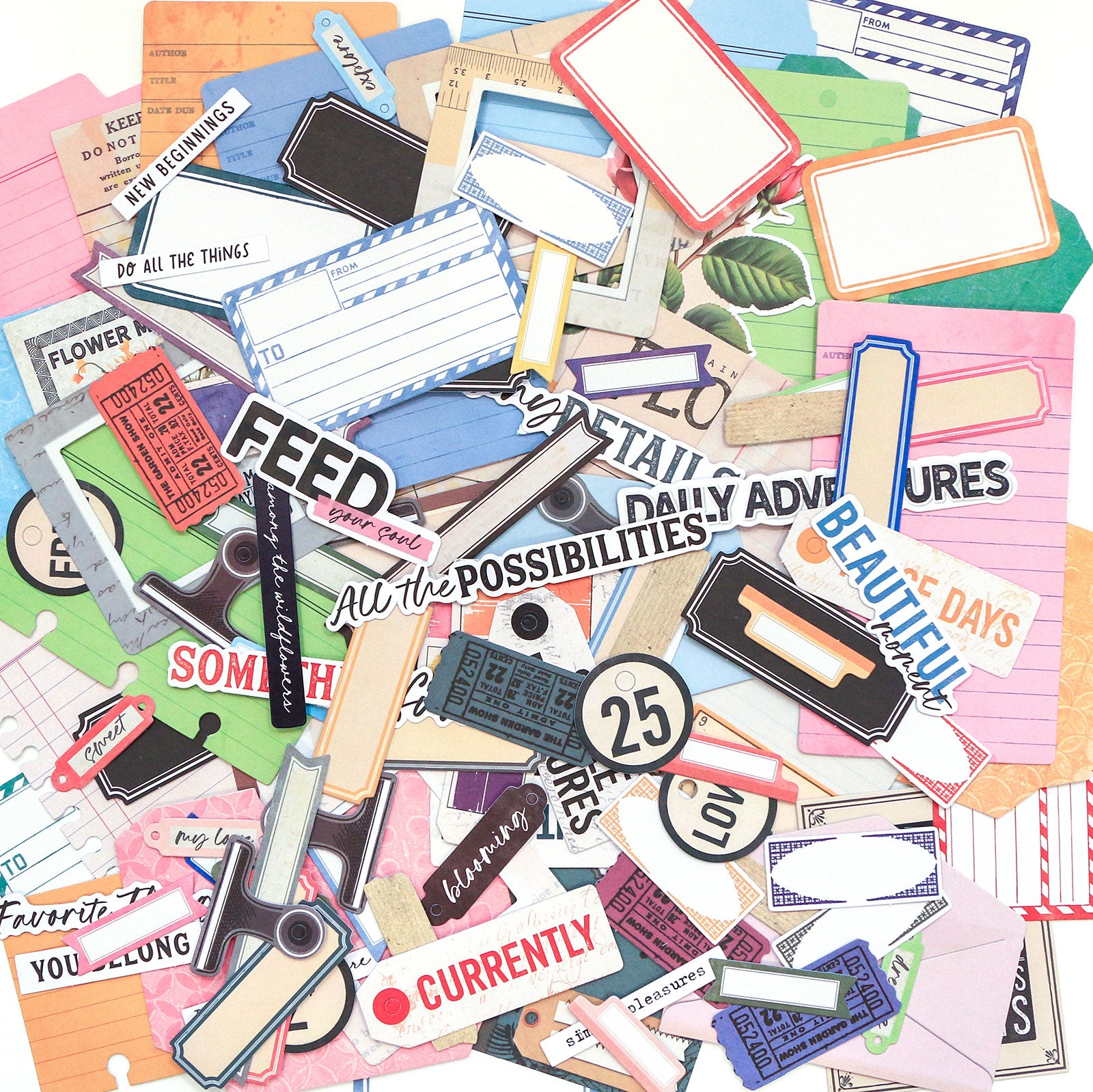 The Flower Emporium Journaling Die-Cuts