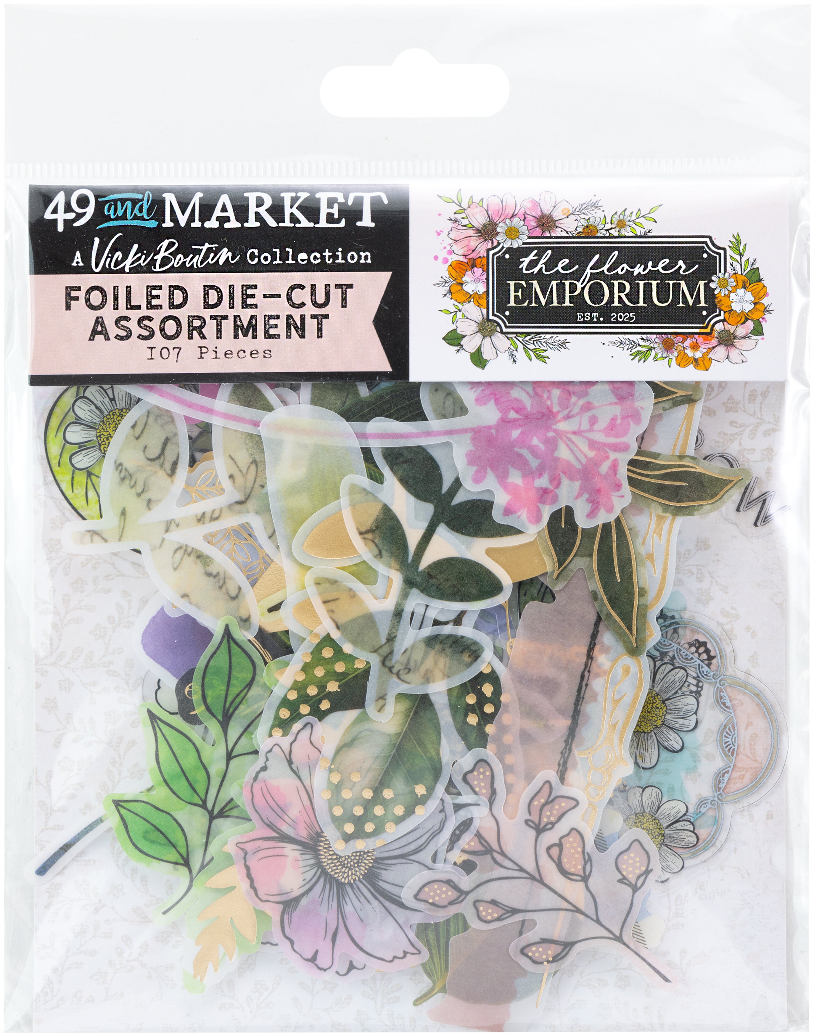 The Flower Emporium Foiled Die-Cuts