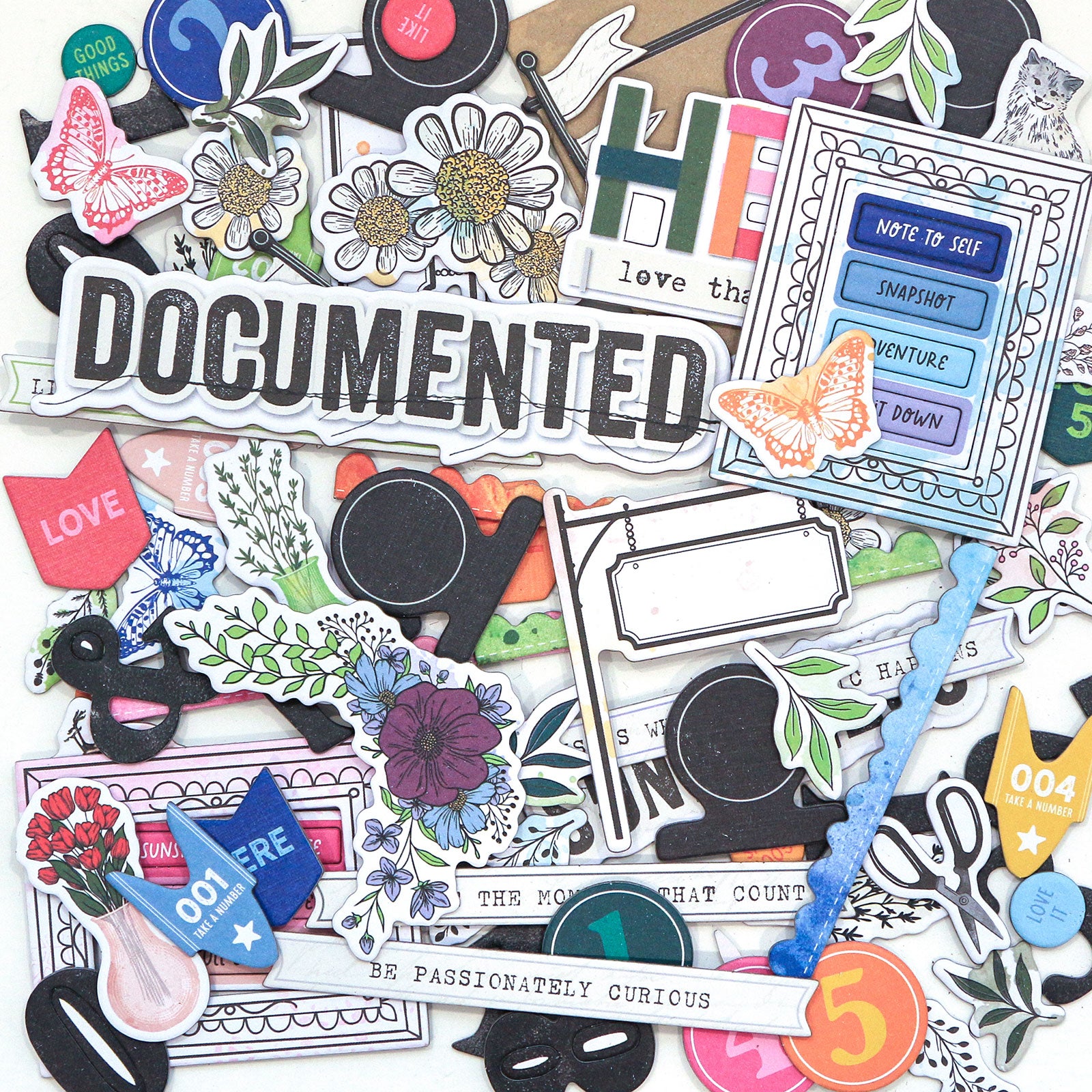The Flower Emporium Chipboard Bits 92/Pkg