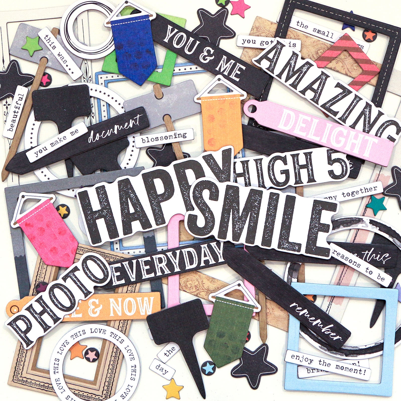 The Flower Emporium Chipboard Basics 79/Pk