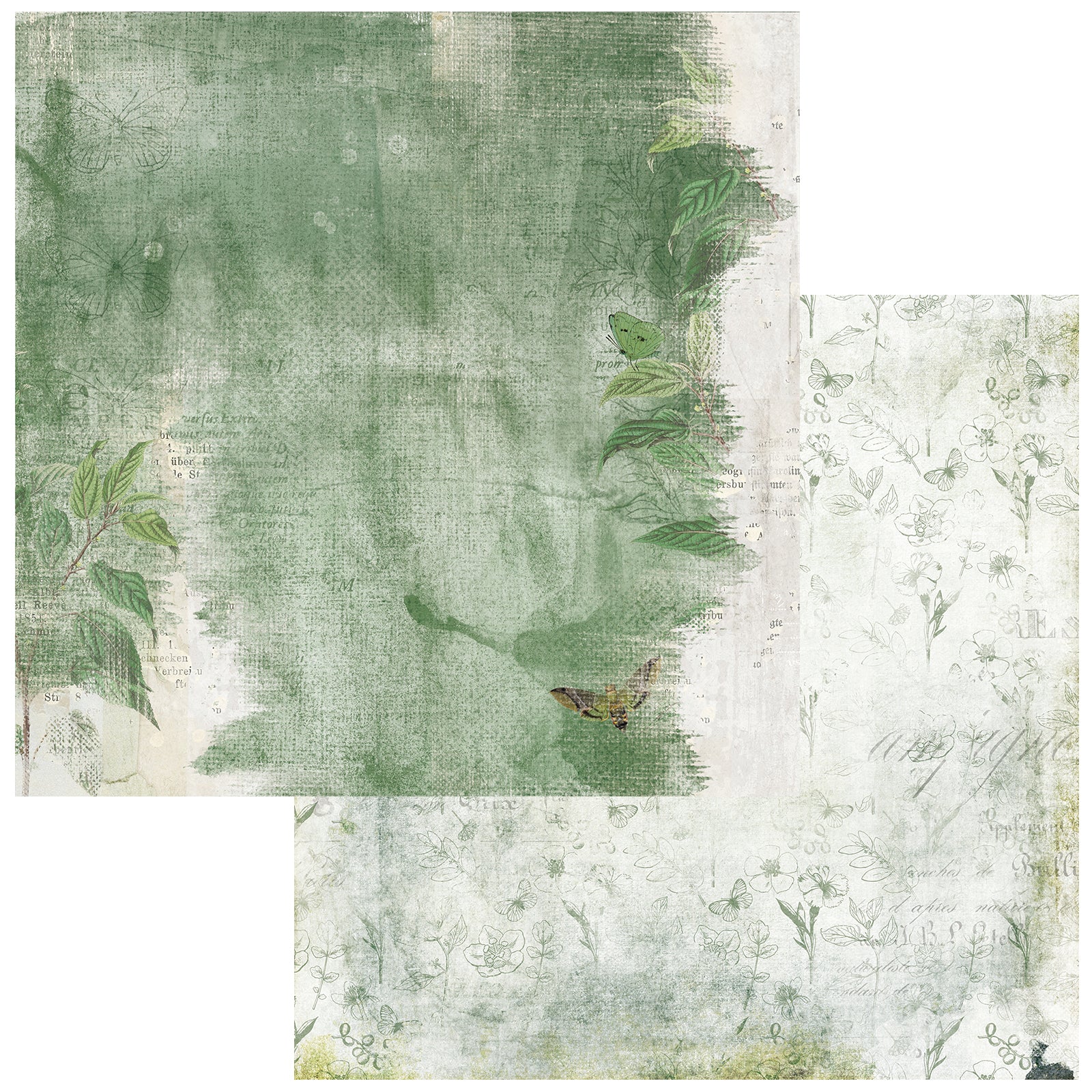 Color Swatch Willow 12x12 Paper Collection Pack