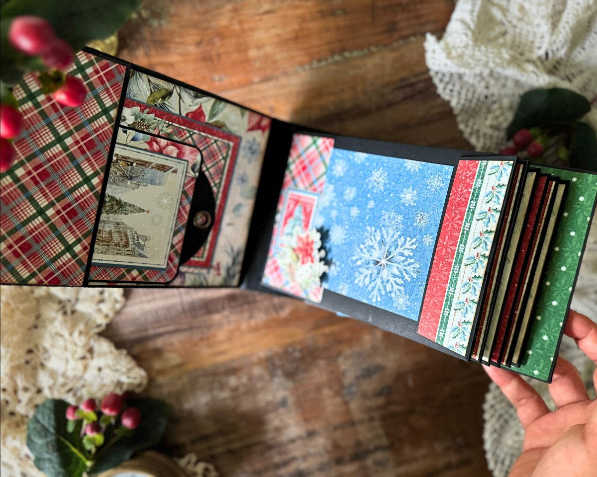 Graphic 45 Class Series Vol 7 2025 - Deck the Halls – Policy Envelope Album Kit