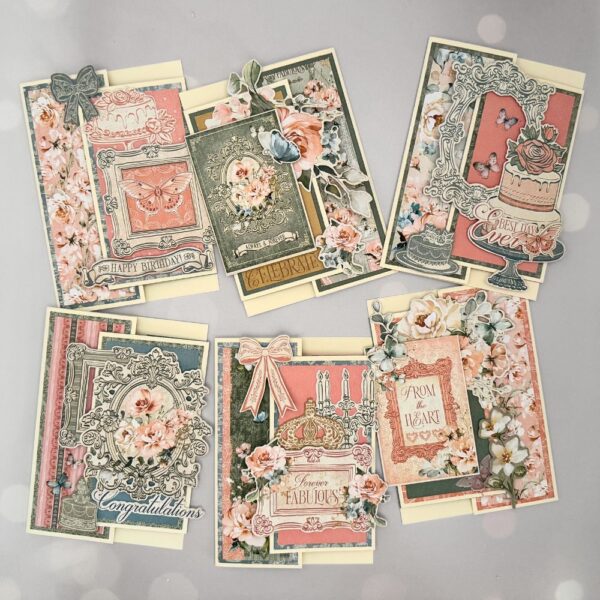 Worldwide Parents ステージ4,5 セット Graphic 45 Card Class Series - Always & Forever Card Kit