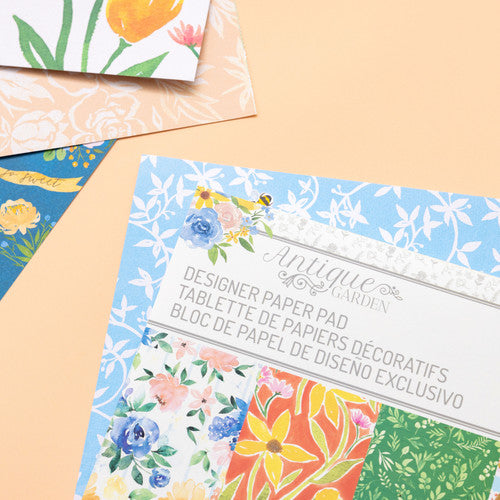 K&Company Antique Garden Paper Pad 12"x12" 48/Pkg