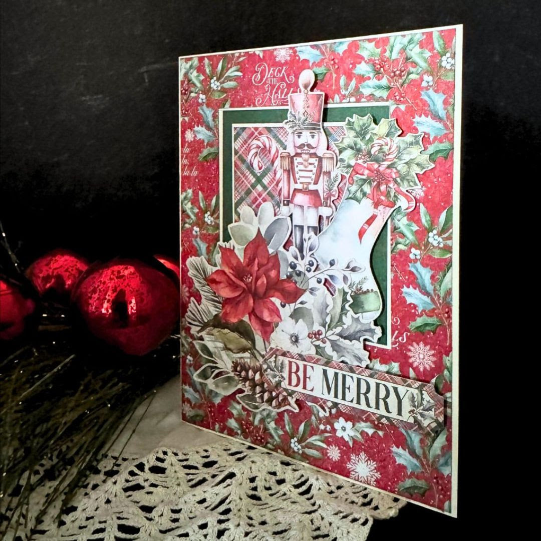 Graphic 45 Card Class Series -Journaling Through Time Card Kit – Collage Pop-Up Card Set