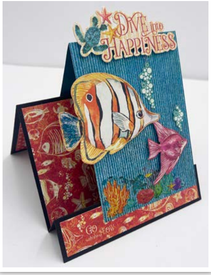 Graphic 45 Card Class Series Vol 4 2025 - Seas the Day – Faux Step Card Set