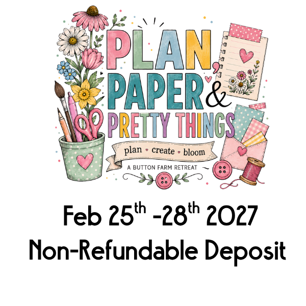 Deposit for Spring 2027 Plan Paper & Pretty Things Retreat
