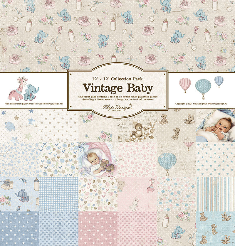 Vintage Baby 12x12 Collection Pack - Maja Designs