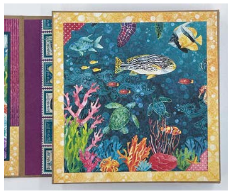 Graphic 45 Class Series Vol 4 2025 - Seas the Day – Tri-Fold Waterfall Album