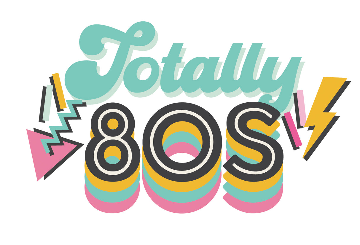 SIMPLE STORIES TOTALLY 80'S PAGE KIT