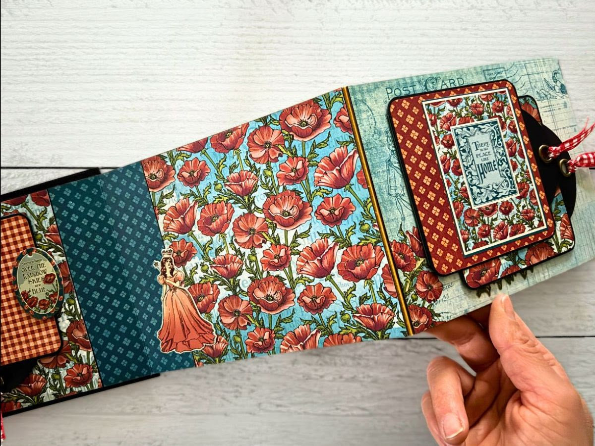 Graphic 45 Class Series - Wonder of Oz Accordion Tag Album Kit