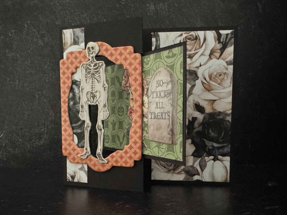 Graphic 45 Card Class Series Vol 6 2025 - Ghostly Greetings – Swing Card Set