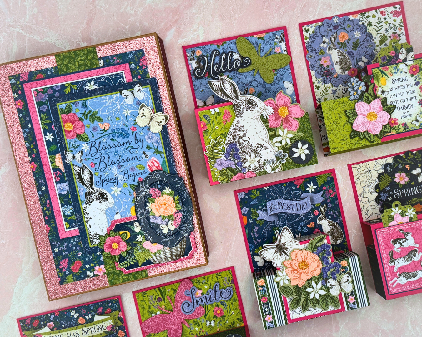 Graphic 45 Card Class Series Vol 2 2025 - Spring is in the Air – Pop-Up Card Set