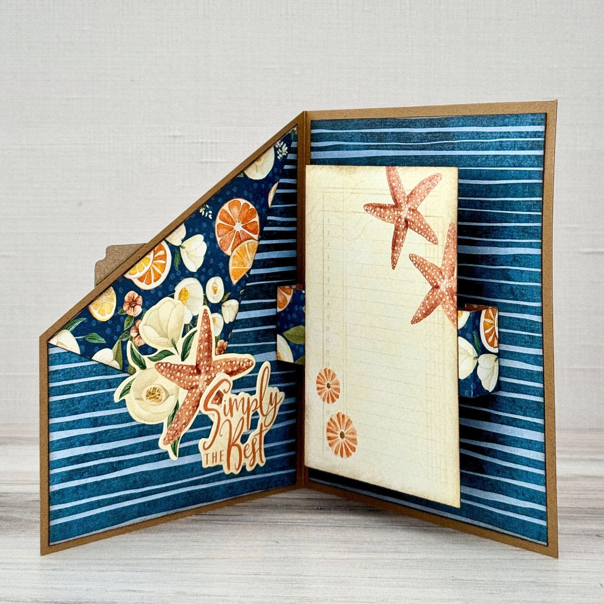 Graphic 45 Card Class Series - Take the Scenic Route Peel Back Card Kit