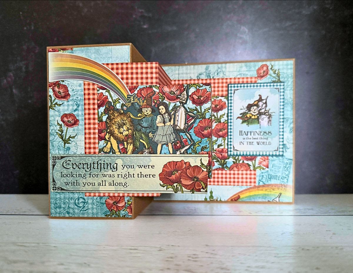 Graphic 45 Card Class Series - Wonder of Oz Triple Z-Fold Card Set