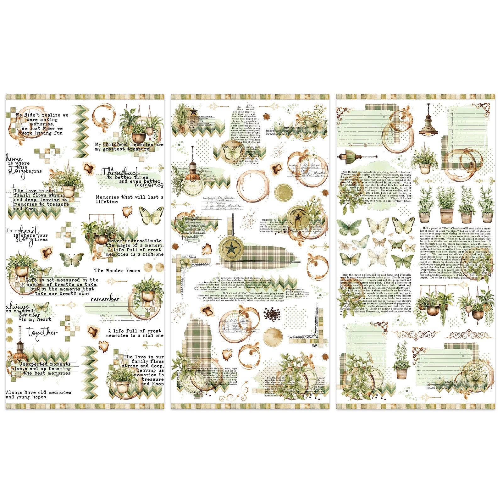 Cottagecore - Rub-On Transfer Set - Blendables