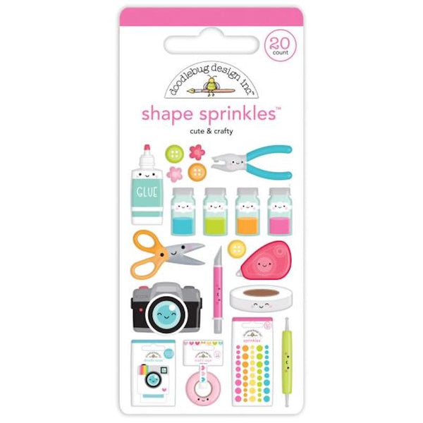 Doodlebug Shape Sprinkles - Cute & Crafty