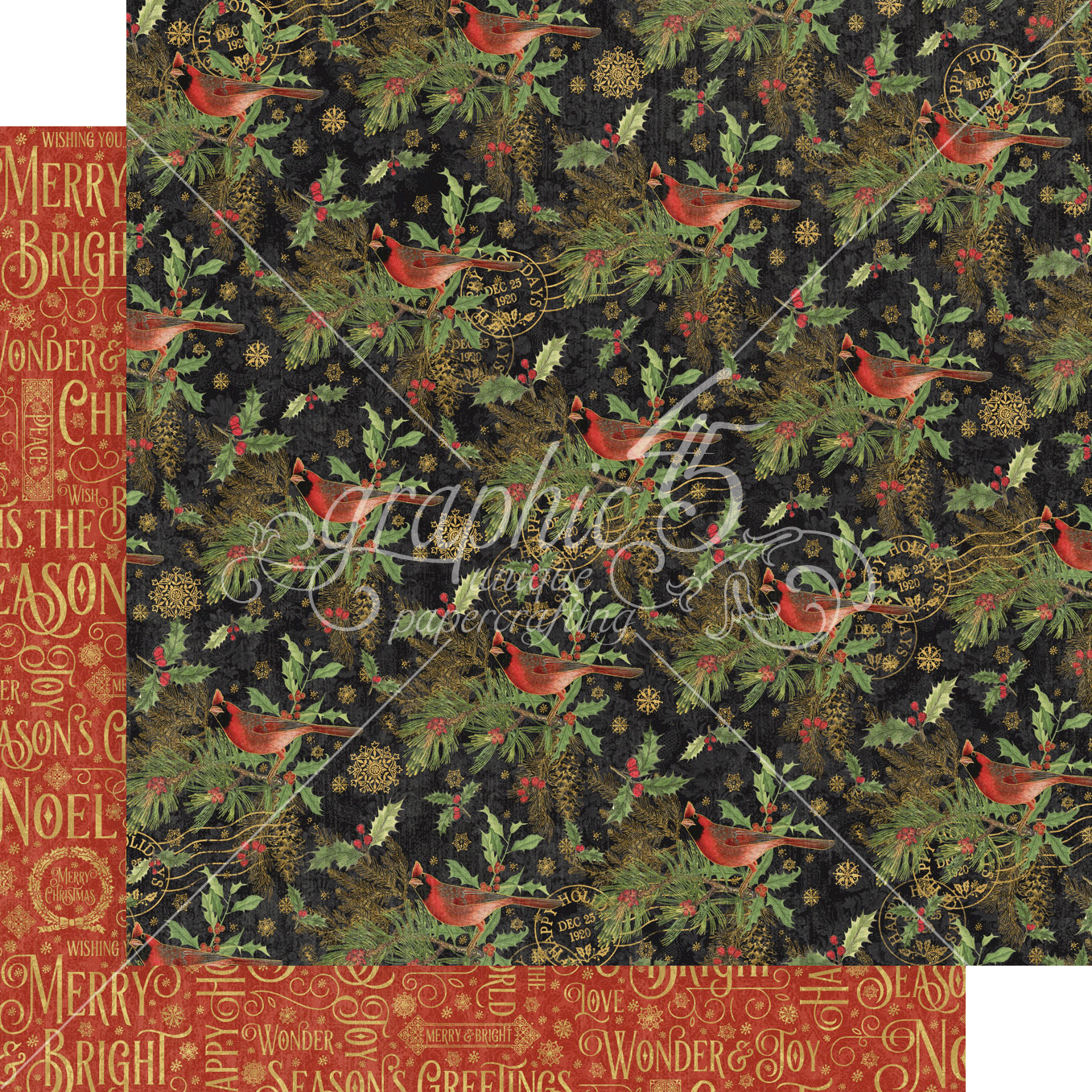 Warm Wishes Graphic 45 Collection Pack 12"X12"