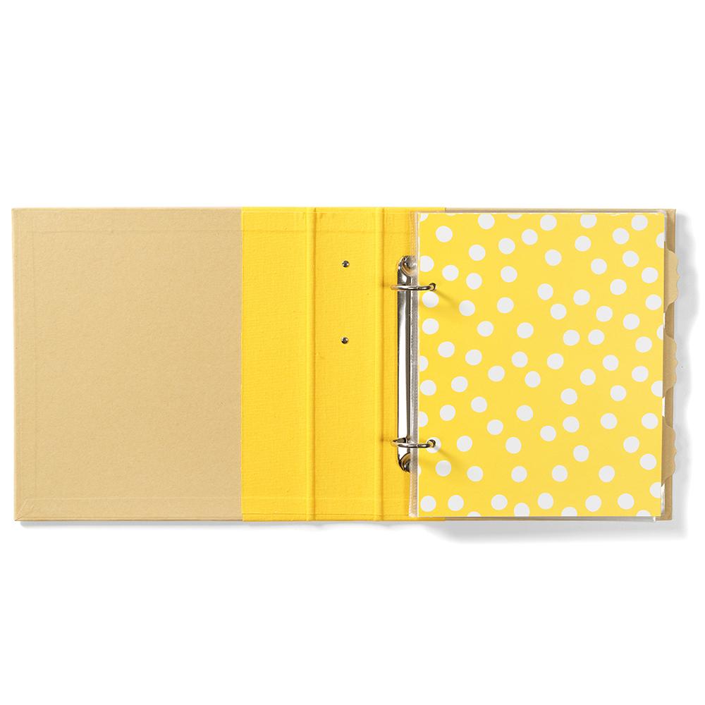 6x8 SN@P! Binder Yellow by Simple Stories