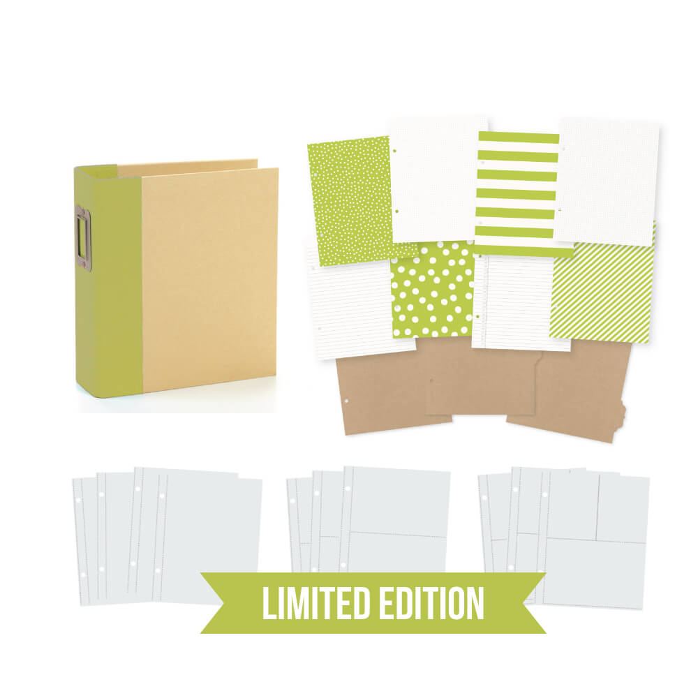 SN@P! Limited Edition 6x8 Binder - Lime