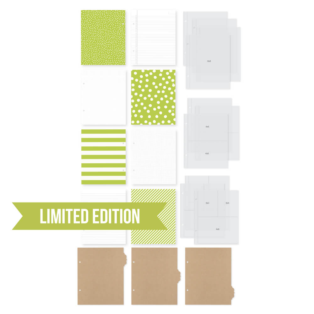 SN@P! Limited Edition 6x8 Binder - Lime