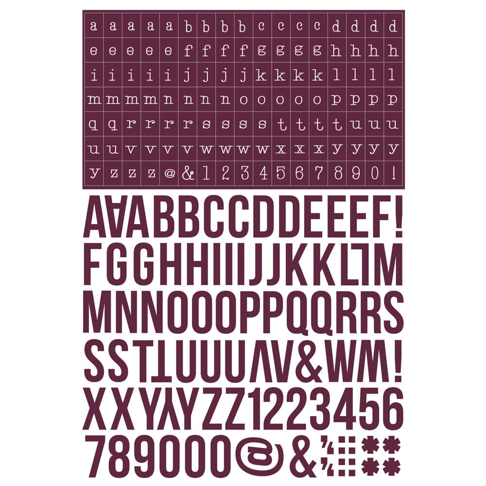 Color Vibe Collection - Sticker Book - Alphabet - Darks