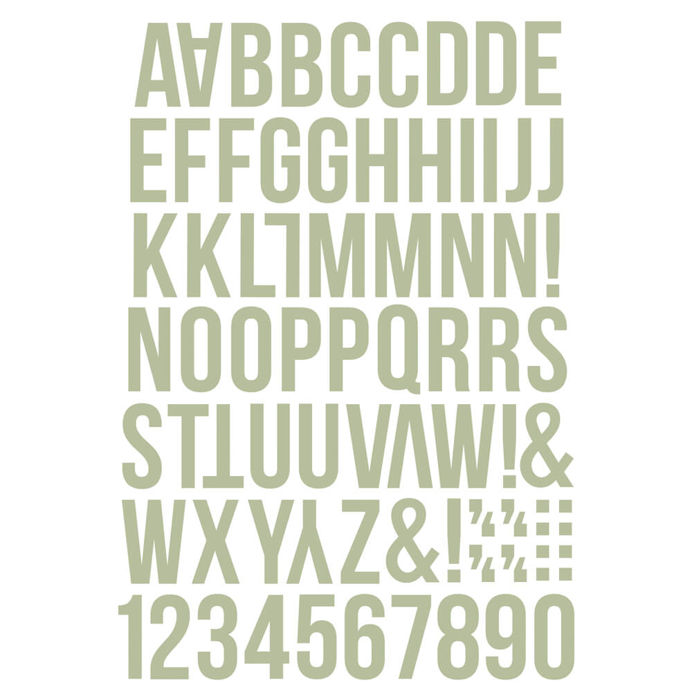 Color Vibe Collection - Sticker Book - Alphabet - Boho