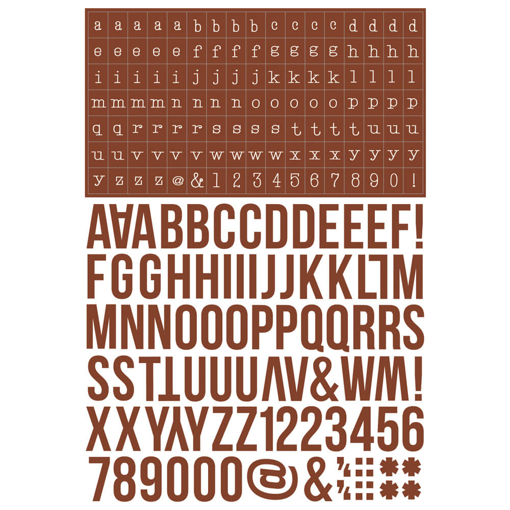 Color Vibe Collection - Sticker Book - Alphabet - Boho