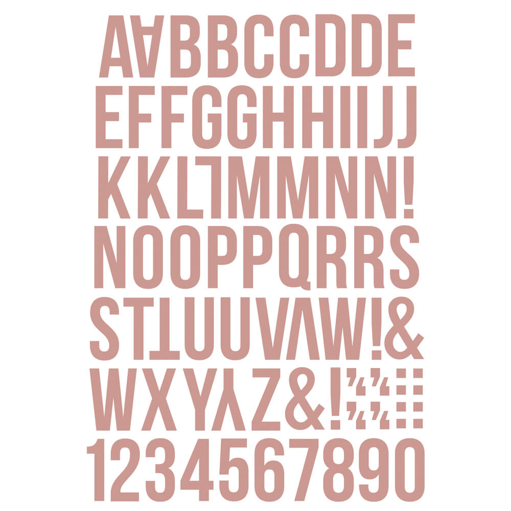Color Vibe Collection - Sticker Book - Alphabet - Boho